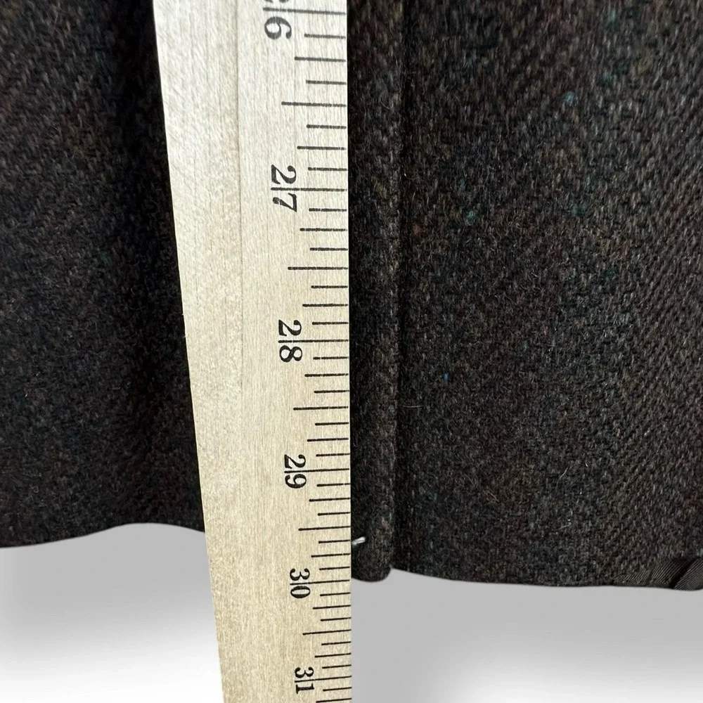 Vintage Woolrich 100% Wool‎ Tweed Herringbone Sport Coat Jacket Mens 41R Brown